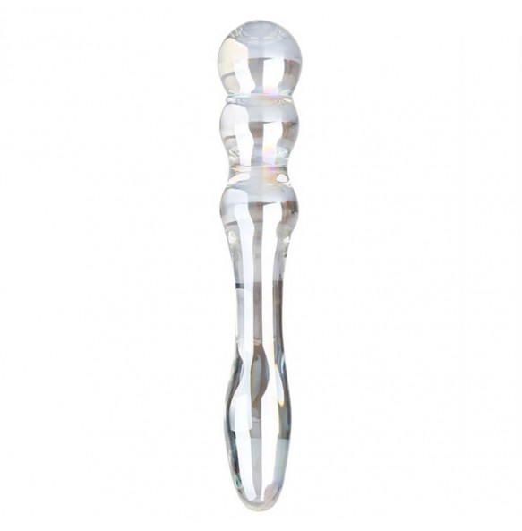 Mizzzee Double Crystal Penis Dildo Stick